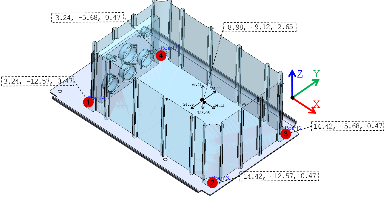 Technical figure from the Inertial Navigation and Surveying System structural substantiation.