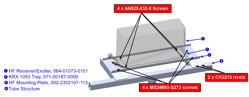 HF Receiver/Exciter Installation