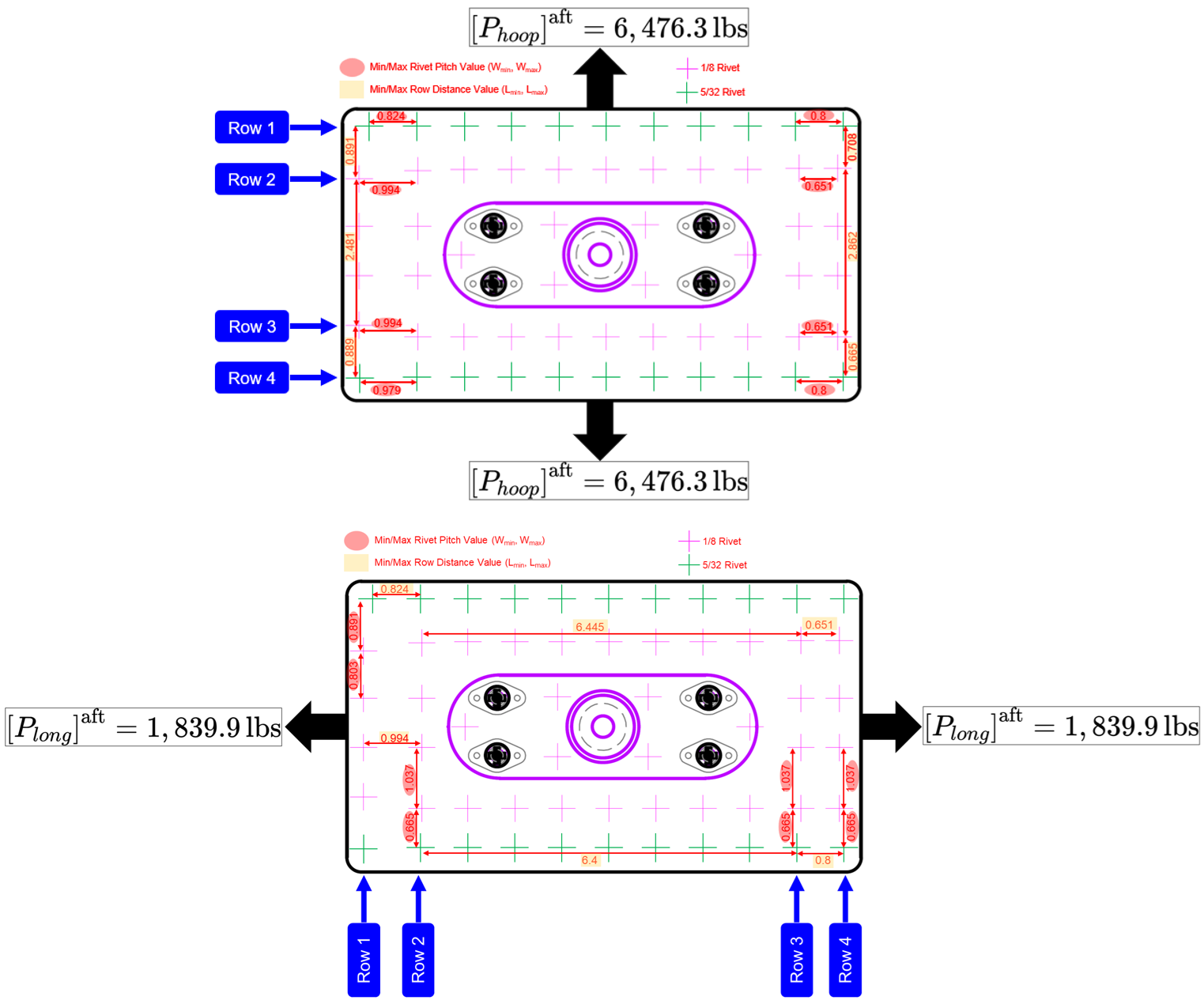 Technical figure from the AV-265 Antenna Installation structural provision report.