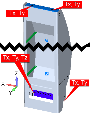 Technical figure from the Storage Pillar structural substantiation.