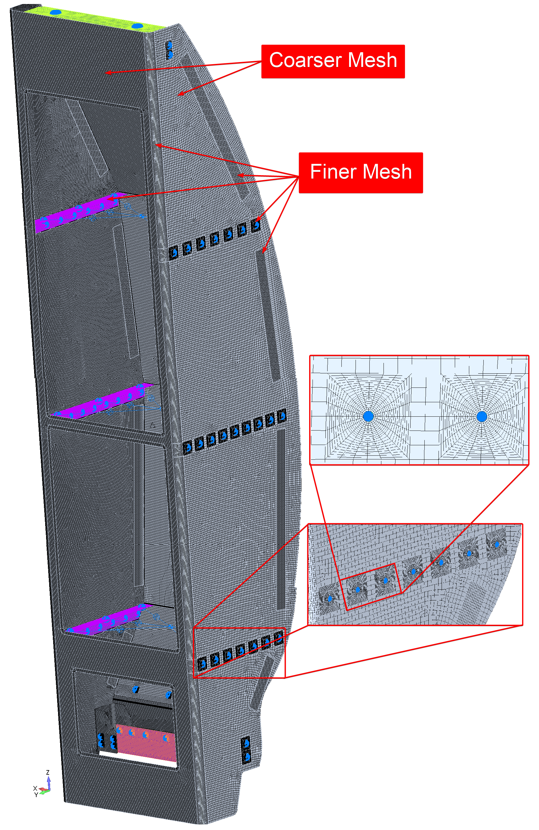 Technical figure from the Storage Pillar structural substantiation.