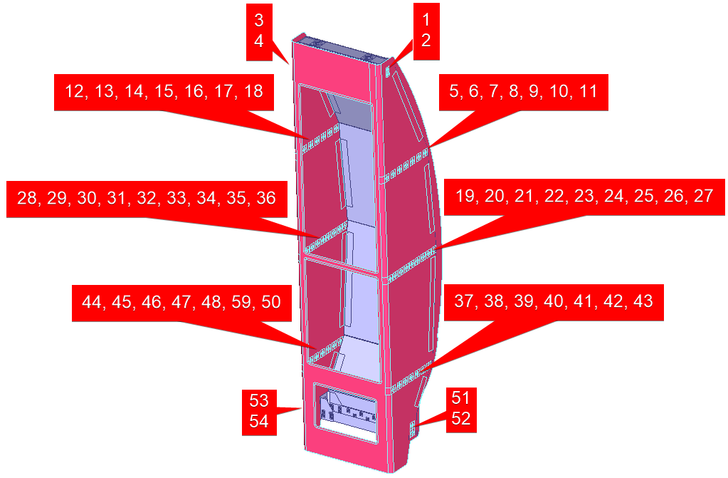 Technical figure from the Storage Pillar structural substantiation.